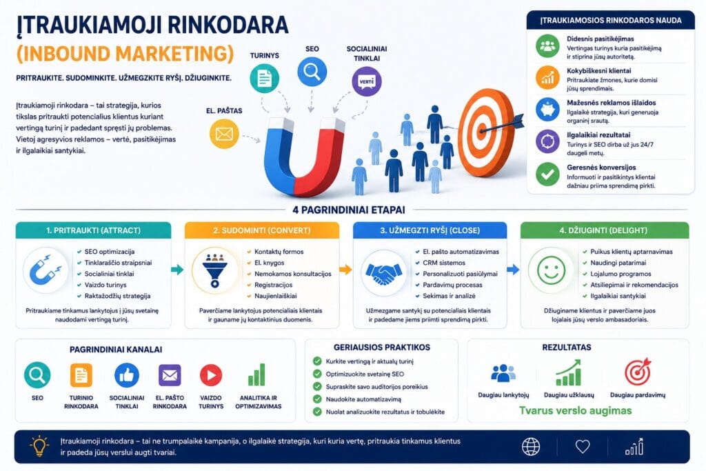 Įtraukiamoji rinkodara strategija ir nauda