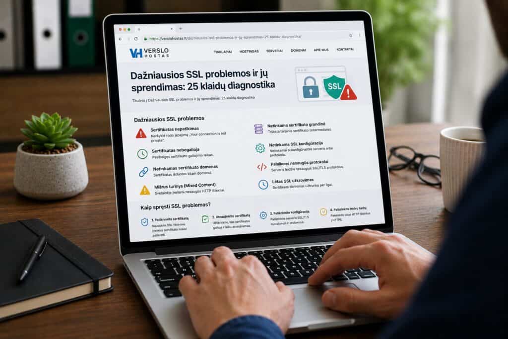 Dažniausios SSL problemos ir jų sprendimas