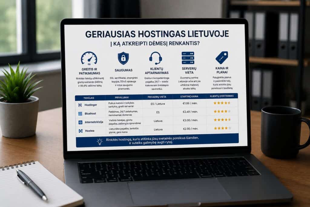Geriausias hostingas Lietuvoje
