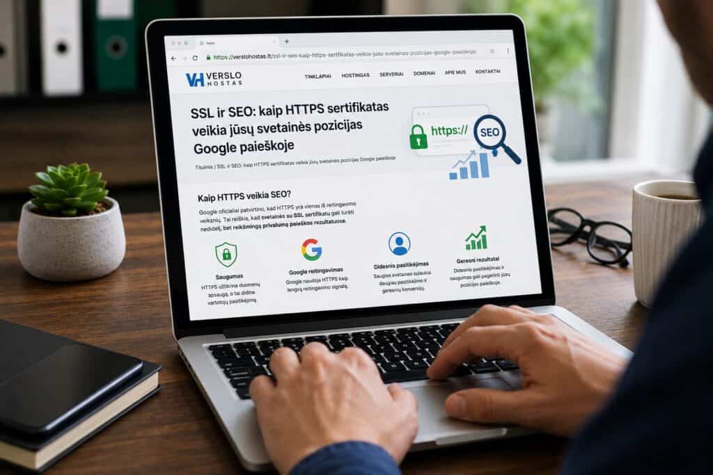 SSL ir SEO
