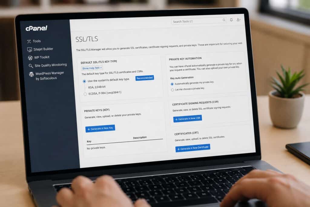 SSL sertifikato įdiegimas