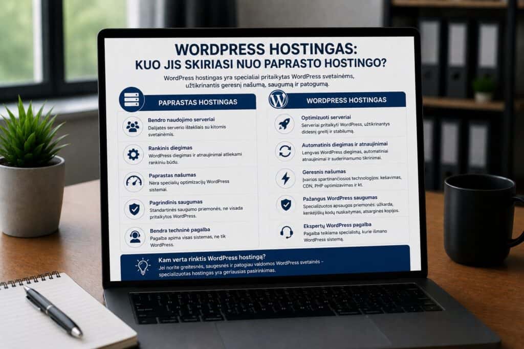 WordPress hostingas